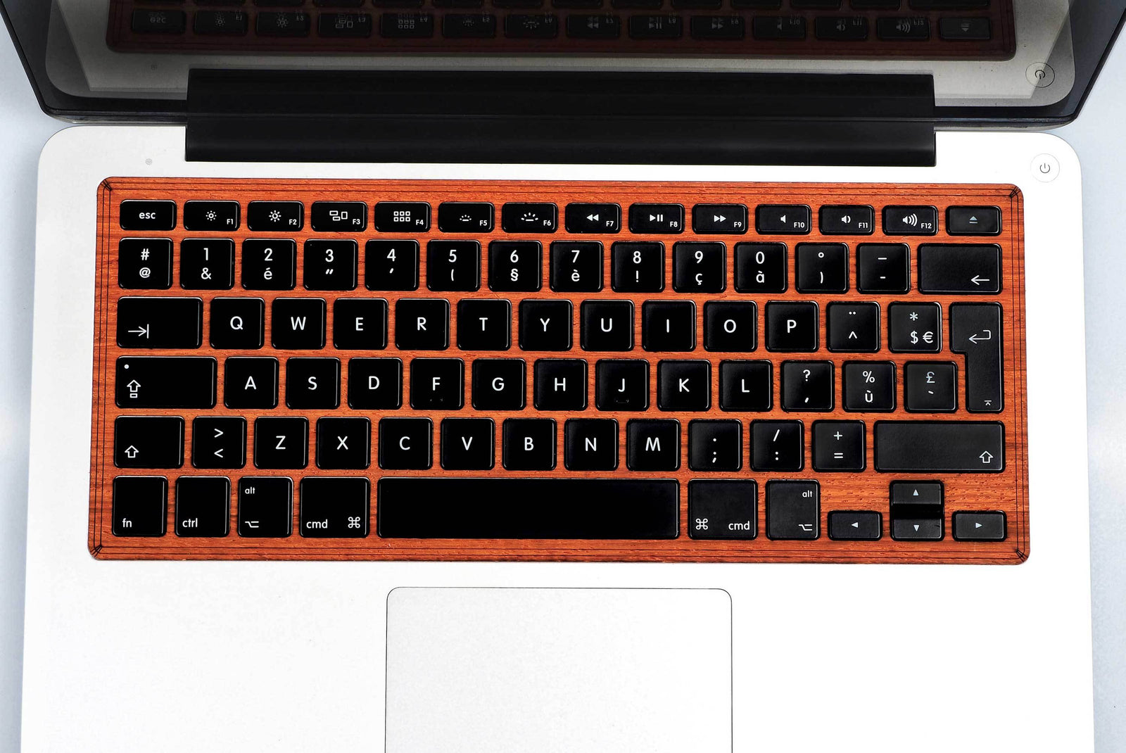 Macbook Keyboard Padauk Wood Sticker Decal Skin Cover Case for Air Pro 11 13 15 12 inch in 1