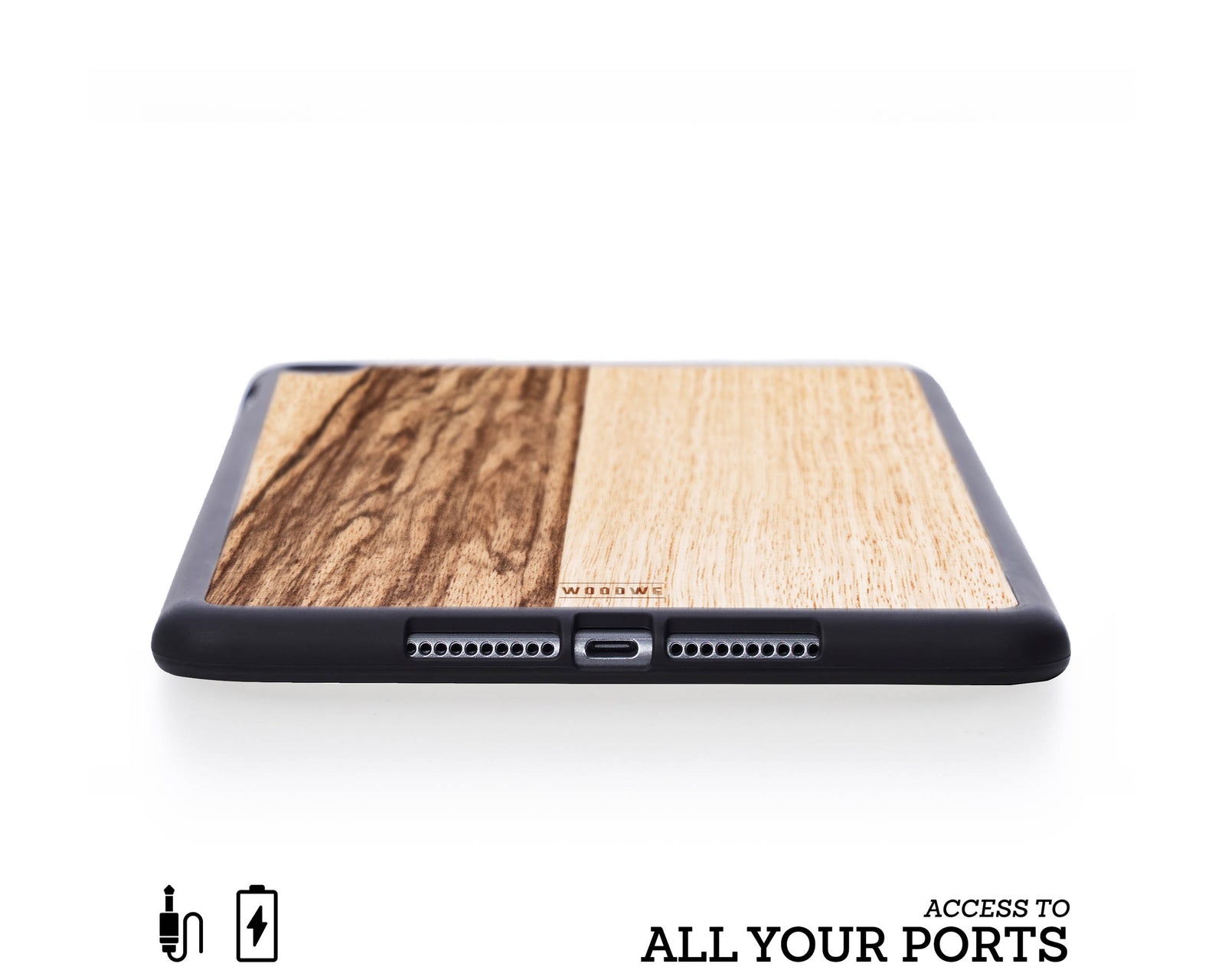 ipad case cover wood protection protective black frake mini air pro