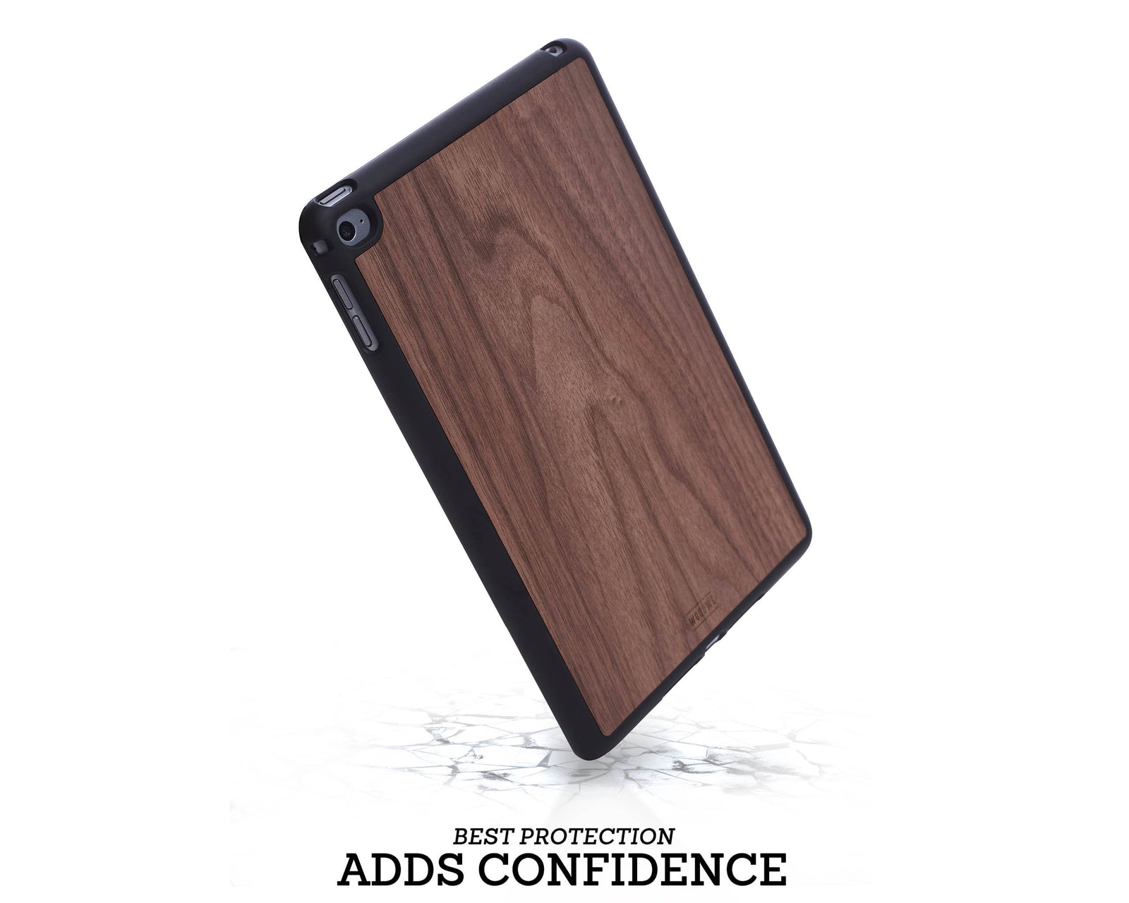 ipad case cover wood protection protective walnut mini air pro