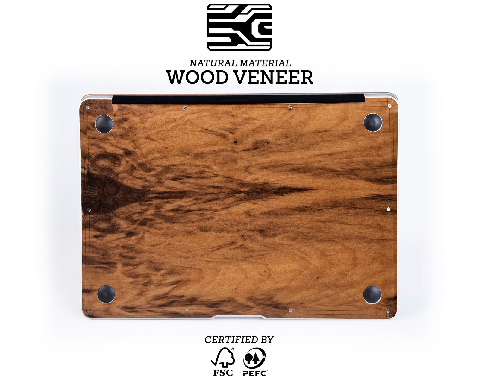 MacBook Skin - Made of Real Wood - Imbuia