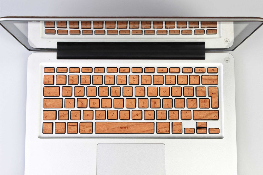 Macbook Wood Keyboard Skin - Cherry