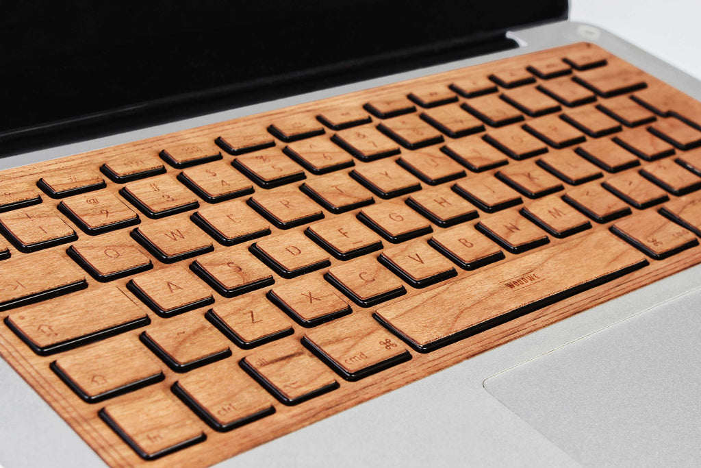 Macbook Wood Keyboard Skin - Cherry