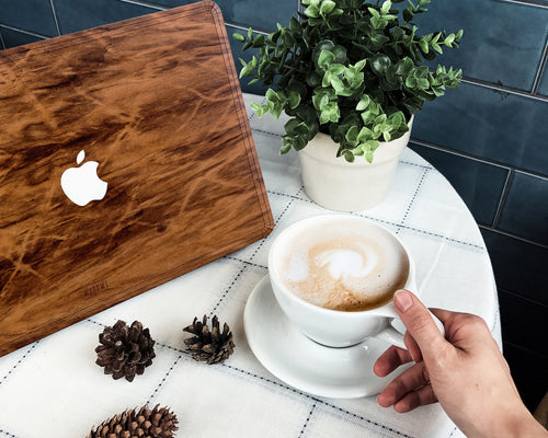 MacBook Skin - Made of Real Wood - Imbuia