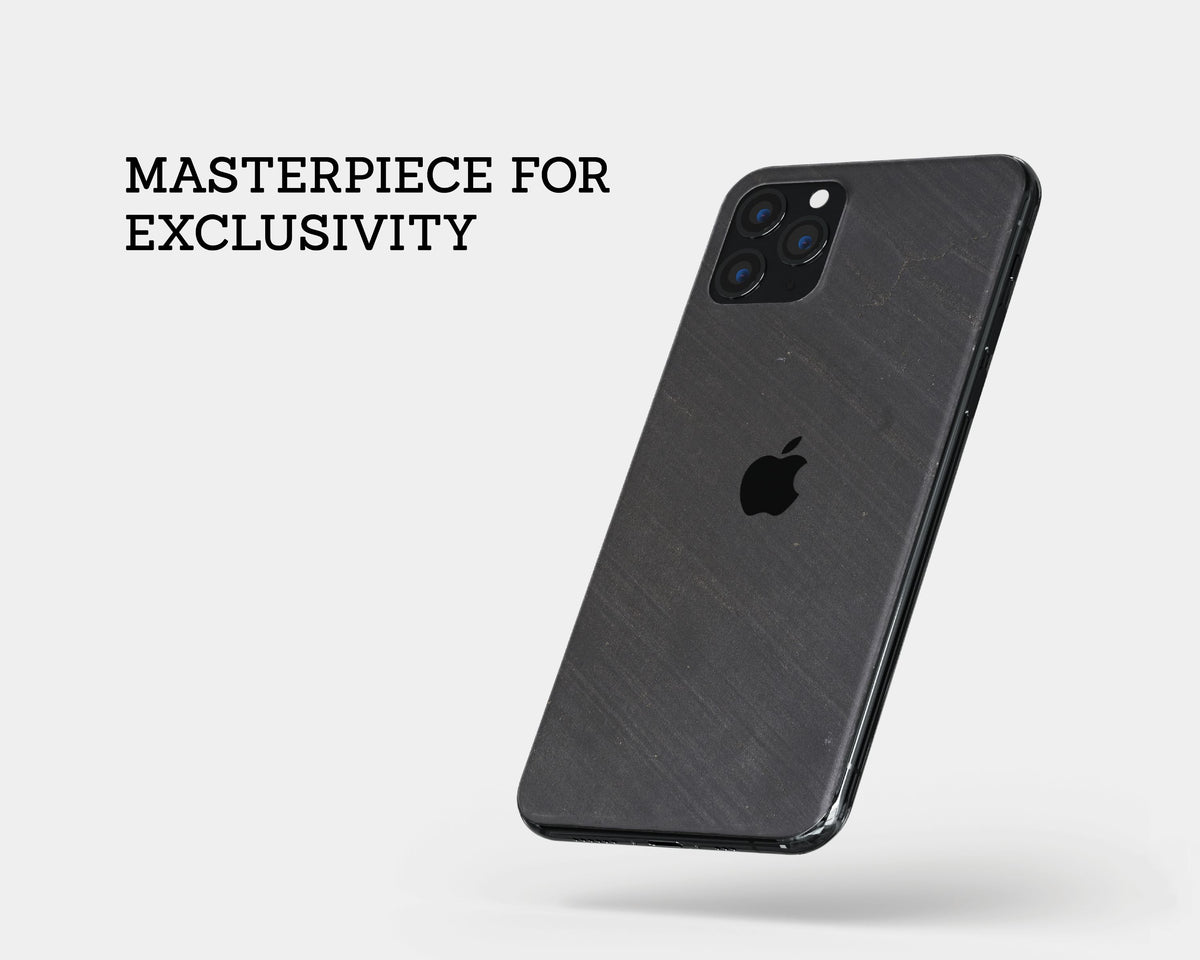 IPhone Skin - Dark Black Stone