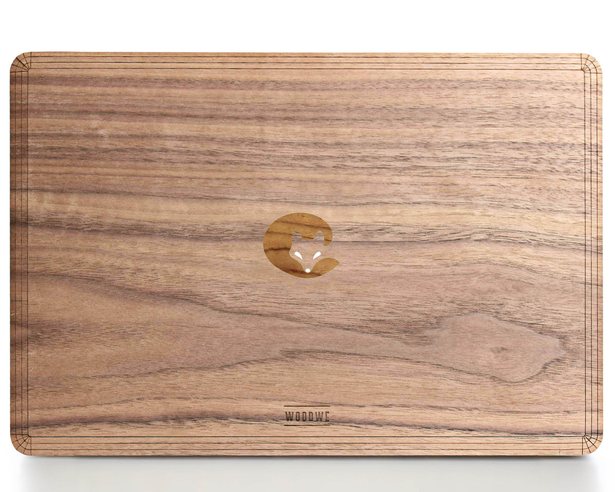 Sleepy Fox - Character - Macbook Wood Skin