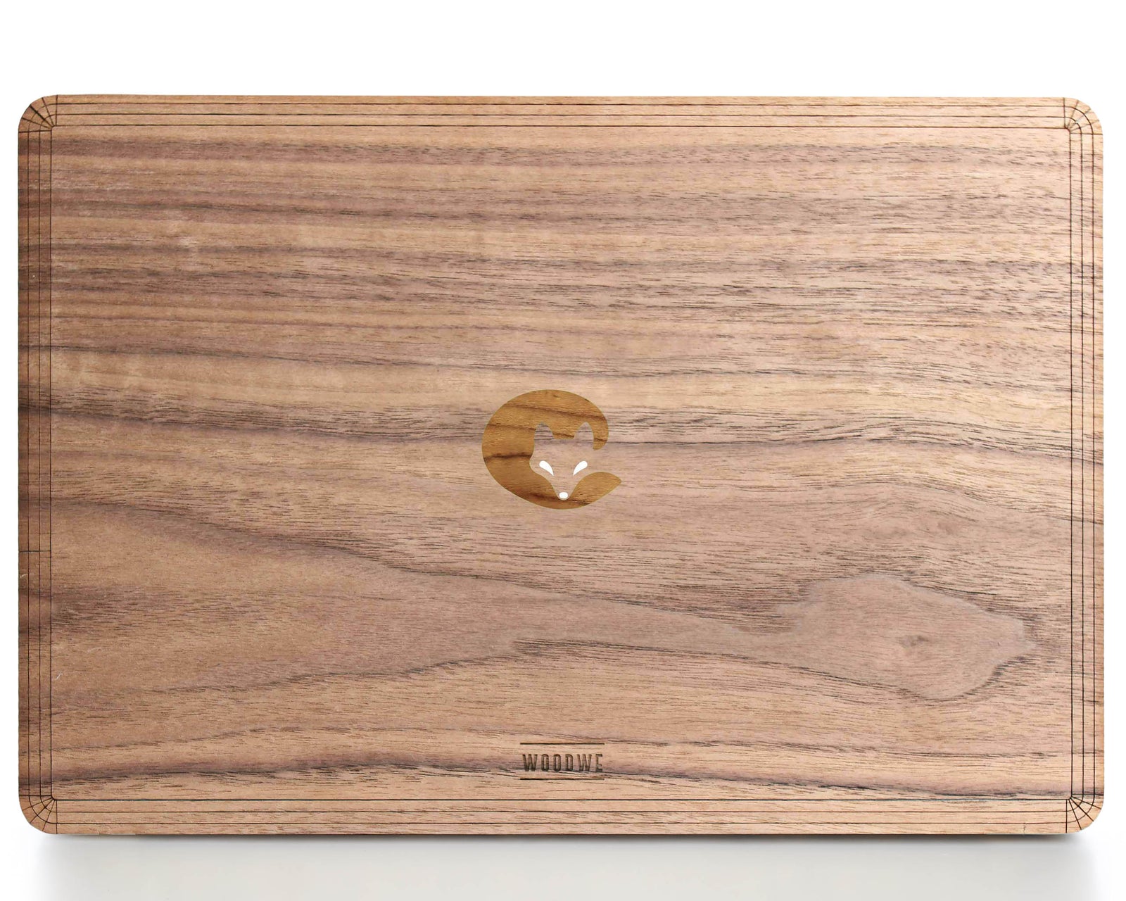 Sleepy Fox - Character - Macbook Wood Skin