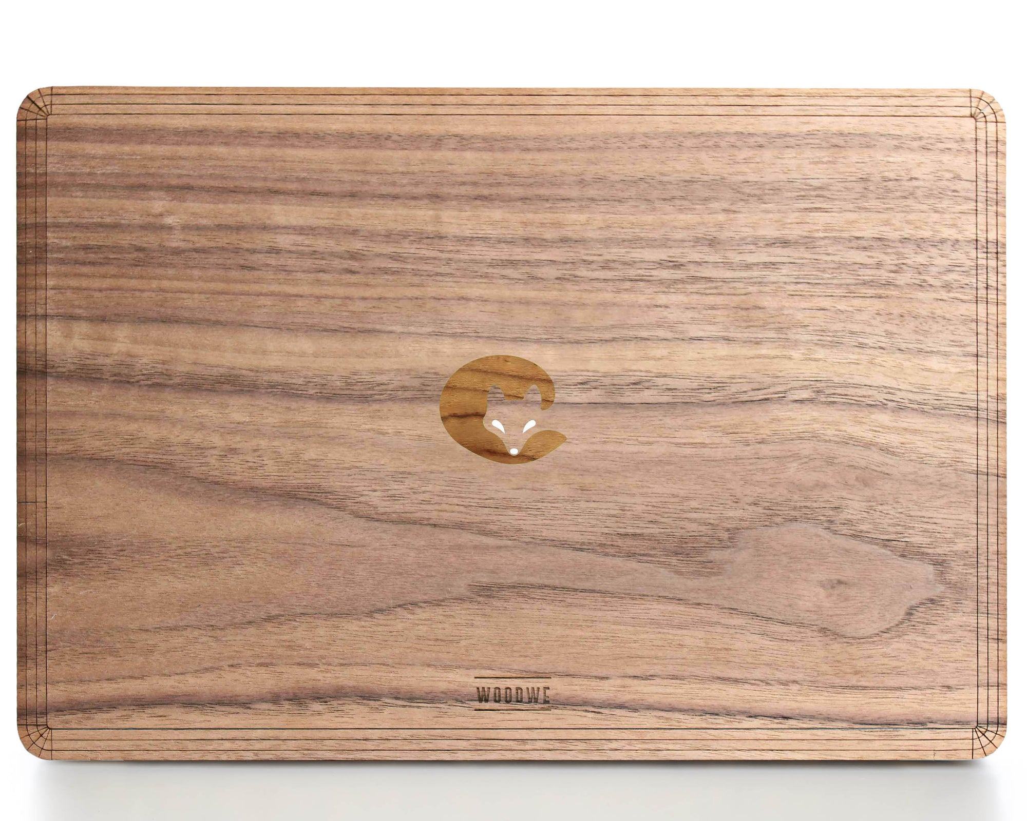 Sleepy Fox - Character - Macbook Wood Skin