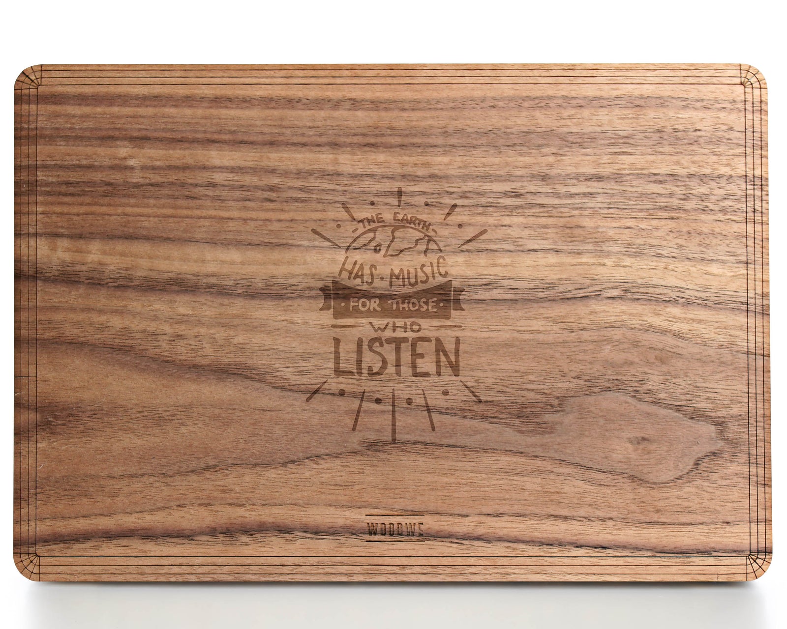 Earth has Music - Macbook Wood Skin
