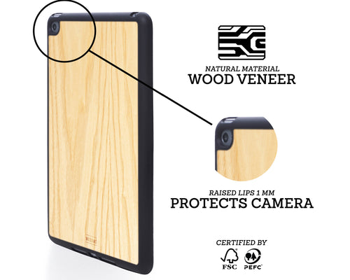 ipad case cover wood protection protective ash mini air pro