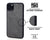 iphone case cover stone protection protective darkblack