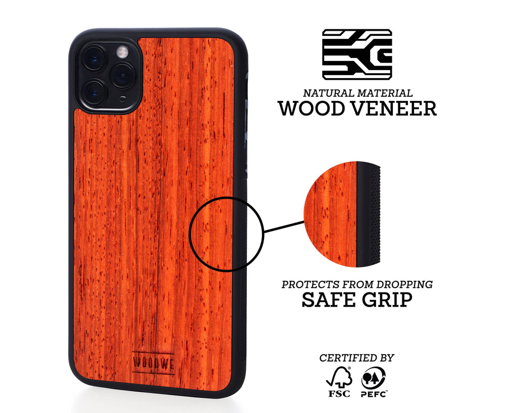 iphone case cover wood protection protective padauk
