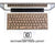 Macbook Wood Keyboard Skin - Walnut