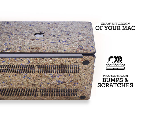 MACBOOK PROTECTIVE CASE - Made of Real Hay - Kornblume