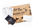 MACBOOK PROTECTIVE CASE - Made of Real Hay - KORNBLUAMA BLAU