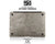 Macbook Skin - Made of Real Stone - Silver Grey
