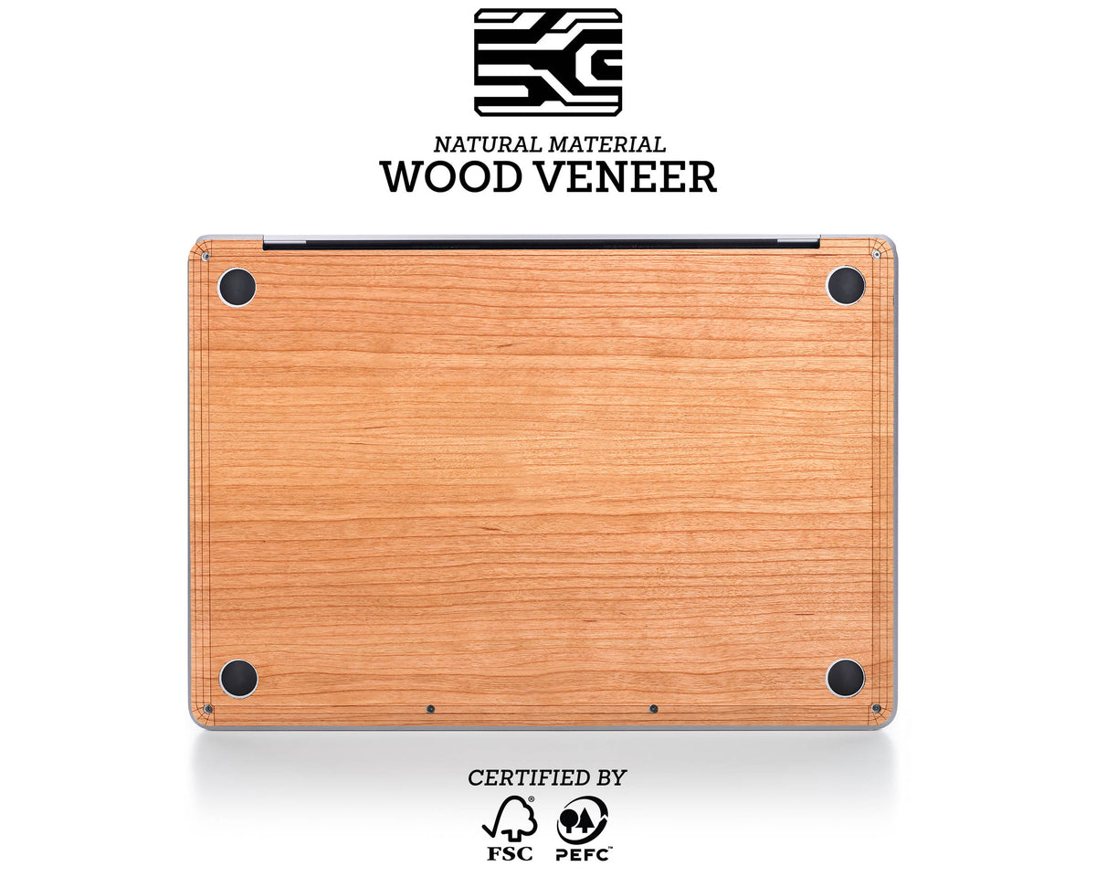 MacBook Skin - Made of Real Wood - Cherry