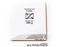 MacBook Skin - Made of Real Wood - Cherry