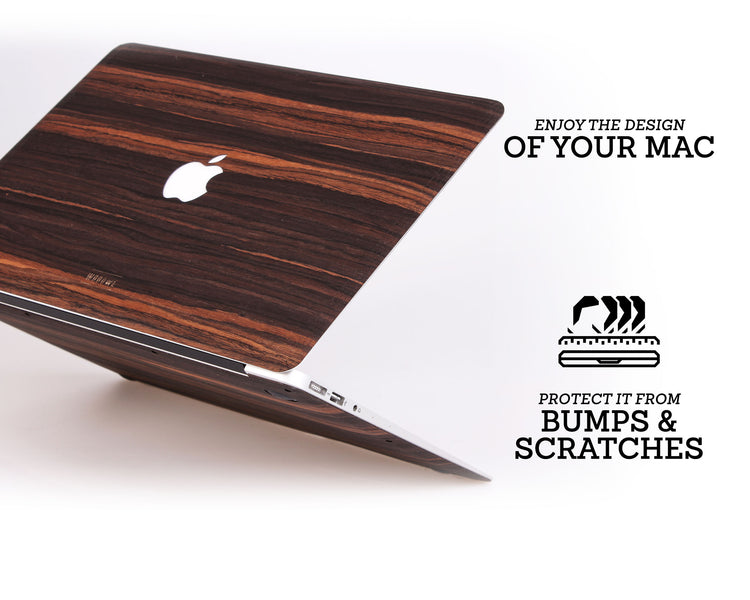 Macbook Wood Cover Ebony Wood Case WOODWE WoodWe