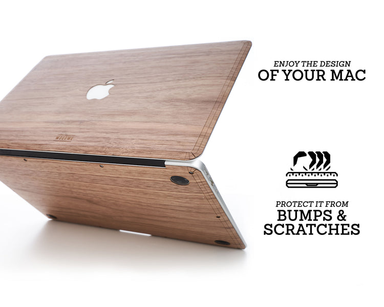 Macbook Skin Wood